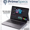 PrimeSpecs Modula One fully modular laptop showing hot-swappable port expansion cards and internal component bay.