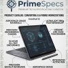 PrimeSpecs CorePad 12 ultra-portable 2-in-1 tablet in tablet mode with stylus.